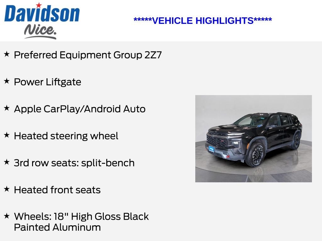 2024 Chevrolet Traverse Z71