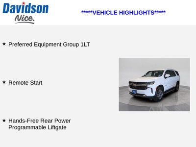 2021 Chevrolet Tahoe LT