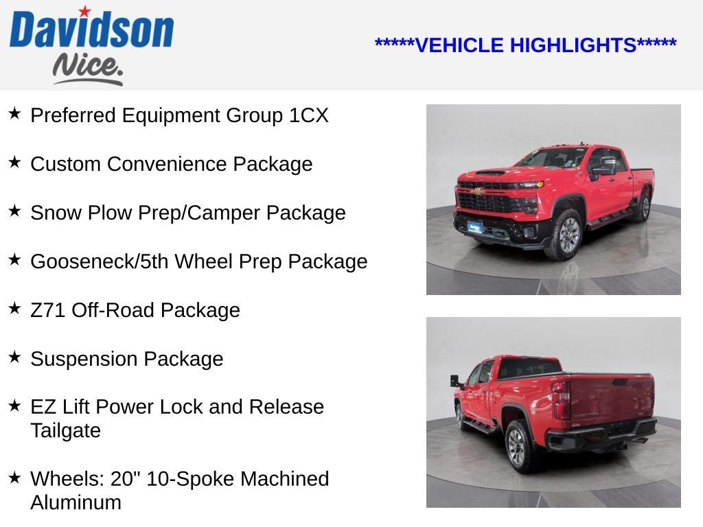 2026 Chevrolet Silverado 2500HD Custom