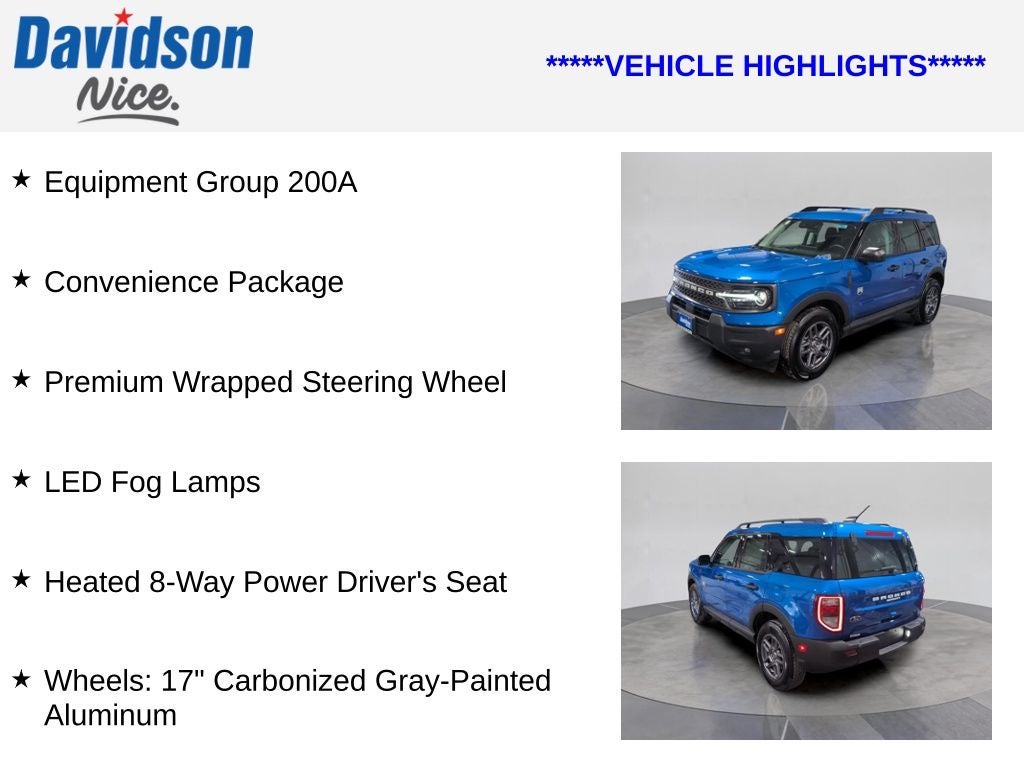 2025 Ford Bronco Sport Big Bend