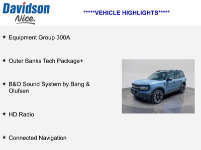 2025 Ford Bronco Sport Outer Banks