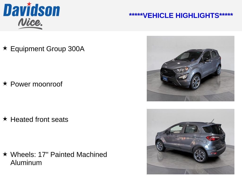 2020 Ford EcoSport SES
