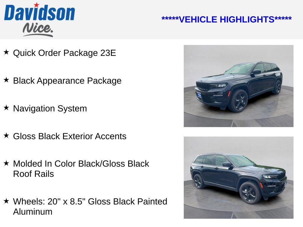 2023 Jeep Grand Cherokee Limited