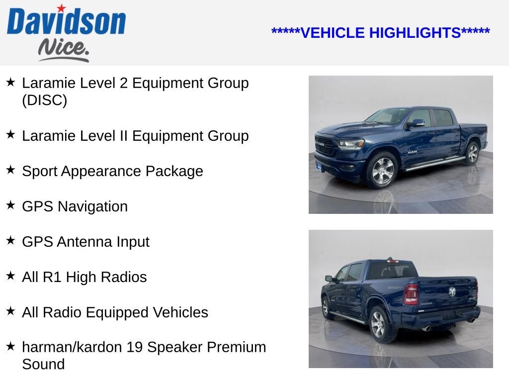 2022 RAM 1500 Laramie