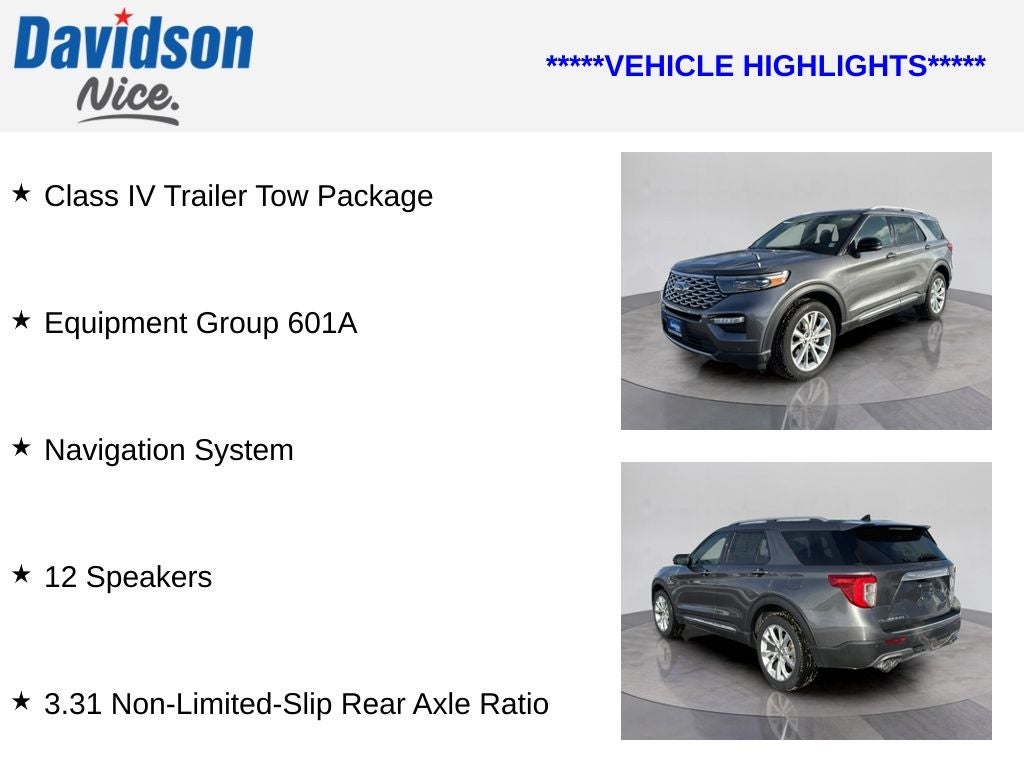 2023 Ford Explorer Platinum