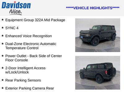 2022 Ford Bronco Black Diamond