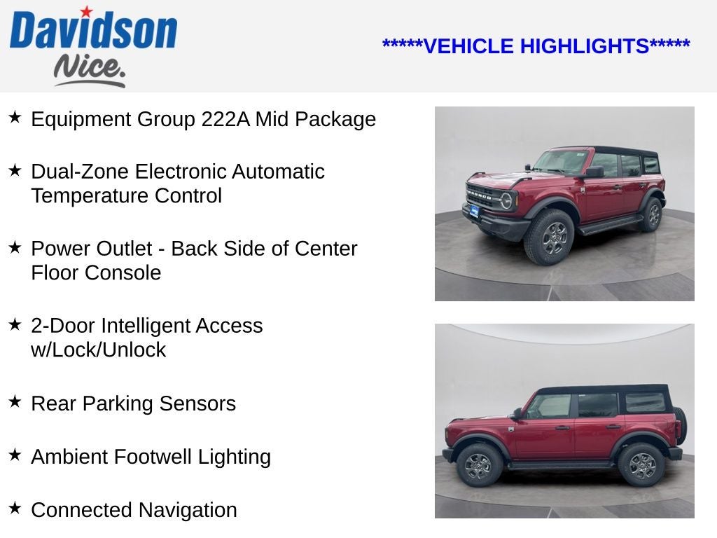 2025 Ford Bronco Big Bend