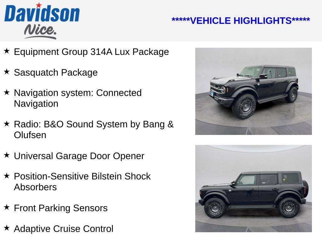 2025 Ford Bronco Outer Banks