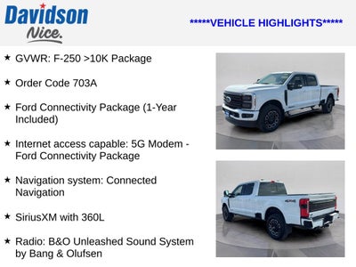 2026 Ford F-250SD Platinum
