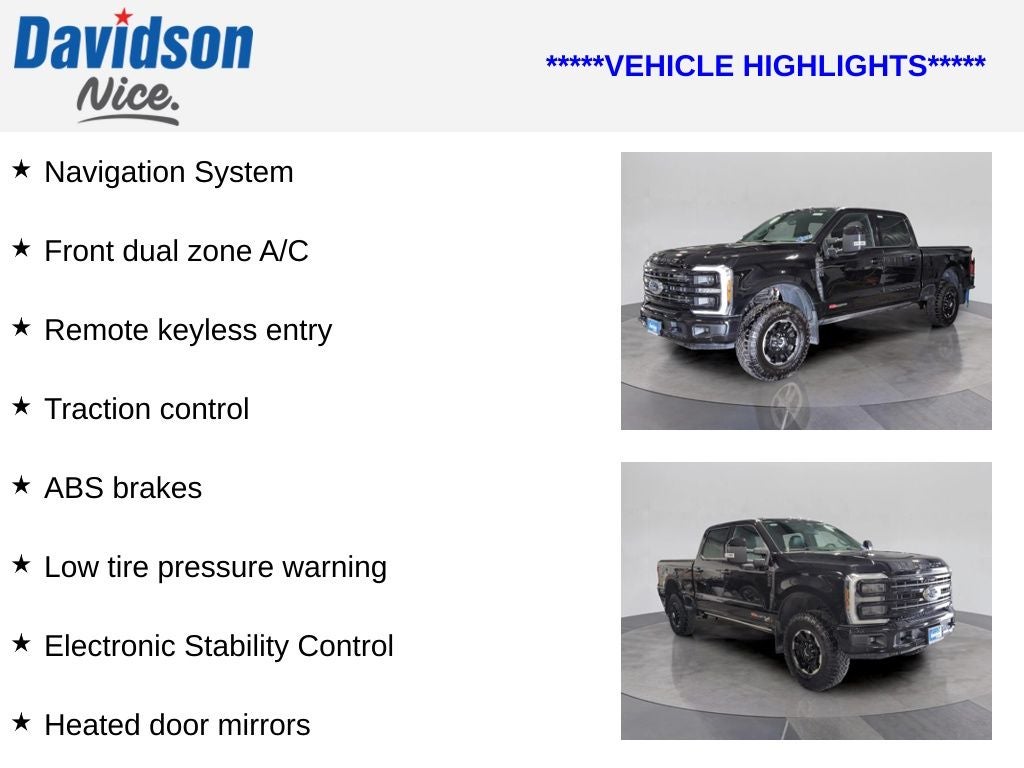 2025 Ford F-250SD Platinum