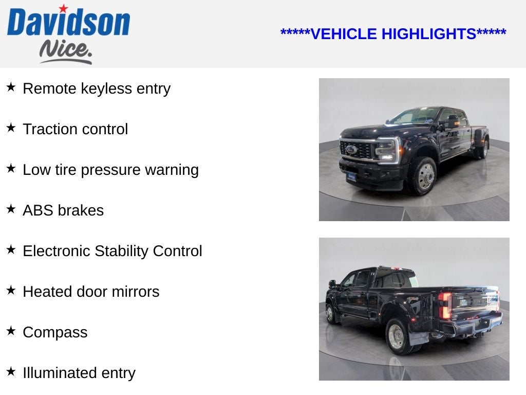 2026 Ford F-450SD Platinum DRW
