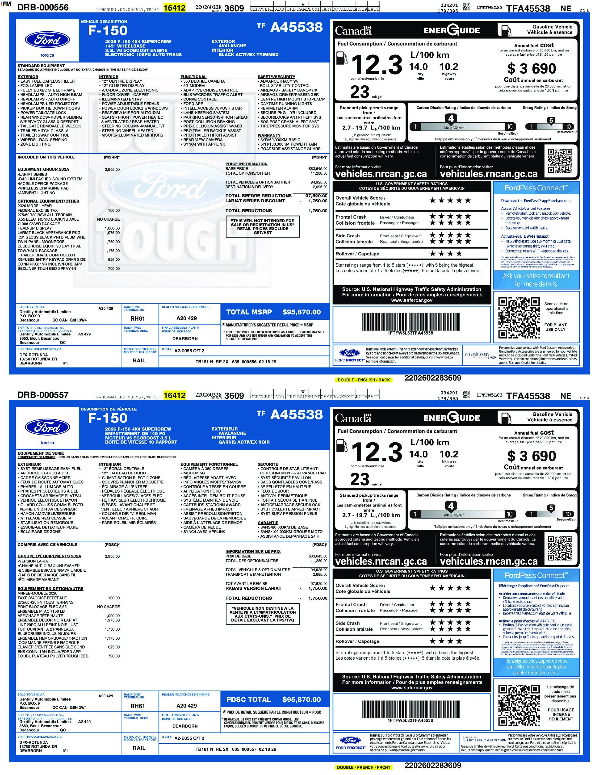 2026 Ford F-150 Lariat