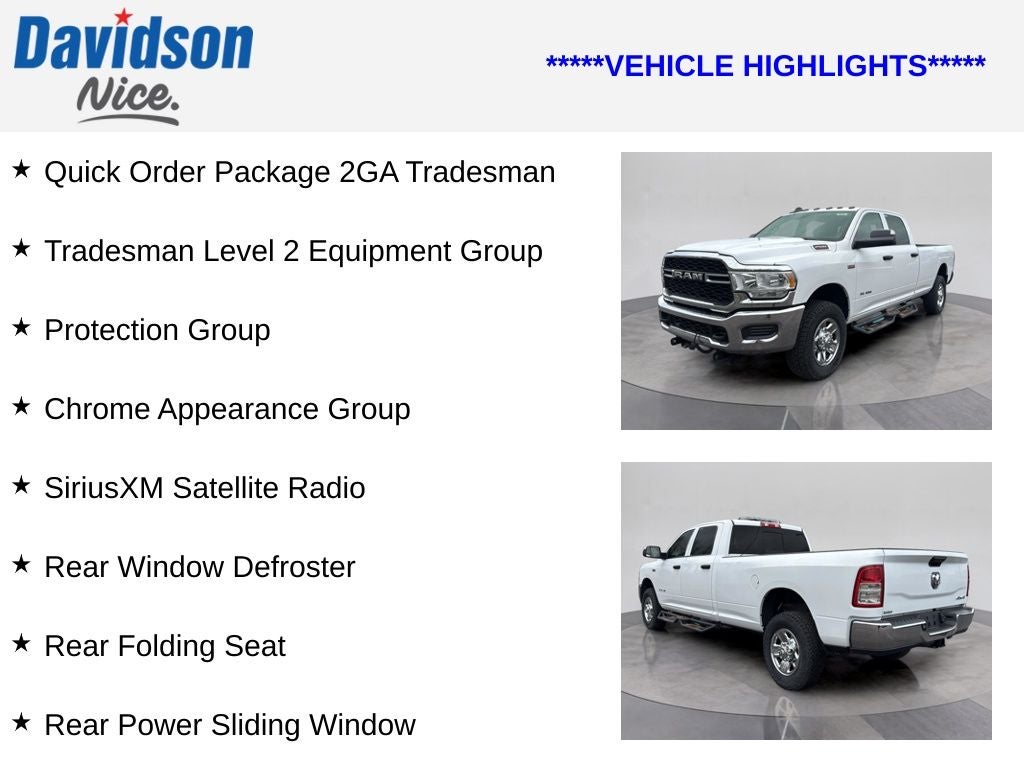 2022 RAM 2500 Tradesman