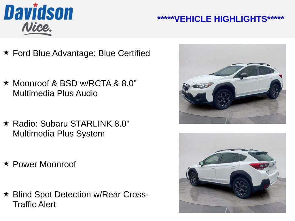 2023 Subaru Crosstrek Sport