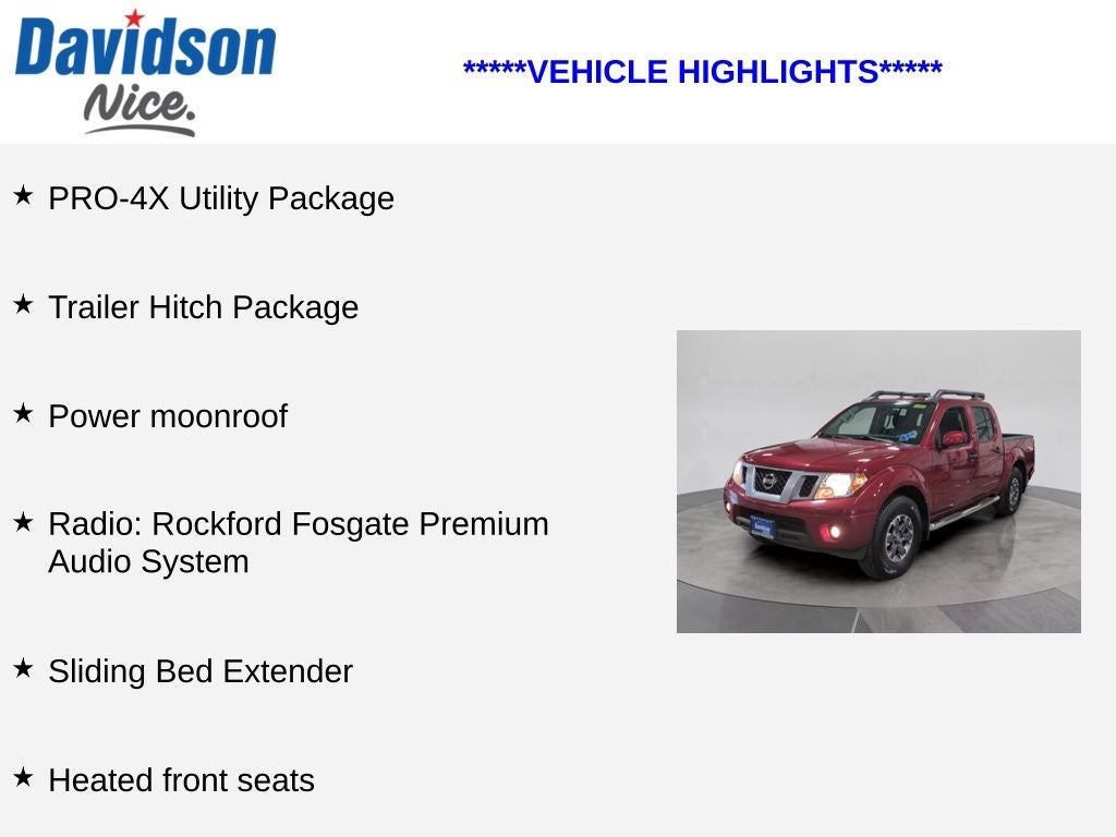 2020 Nissan Frontier PRO-4X