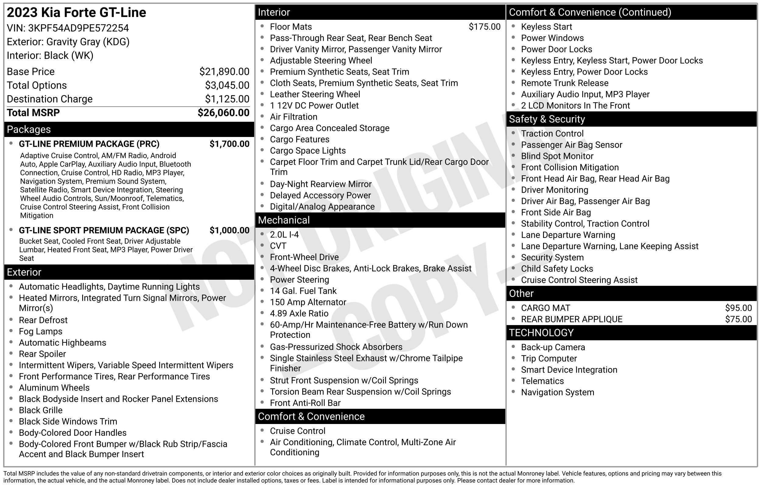 2023 Kia Forte GT-Line