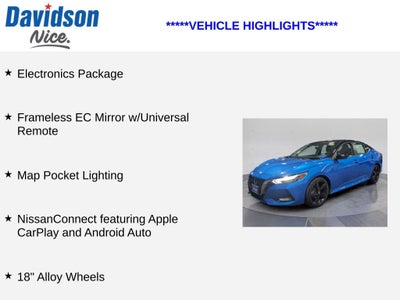 2022 Nissan Sentra SR