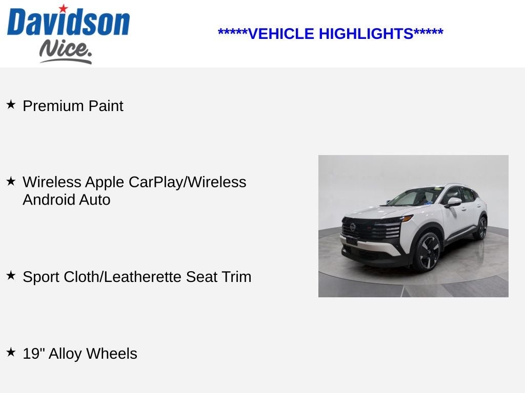 2025 Nissan Kicks SR