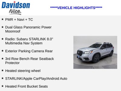 2022 Subaru Ascent Onyx Edition