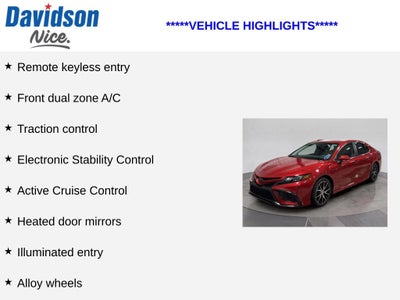 2024 Toyota Camry SE