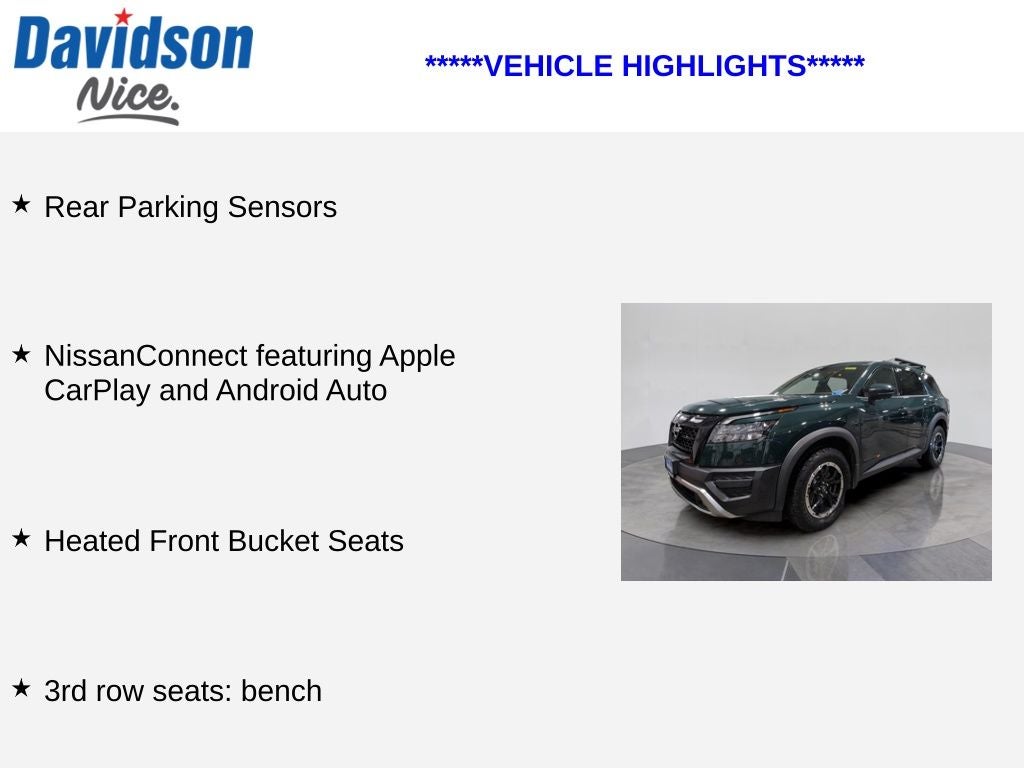 2023 Nissan Pathfinder Rock Creek