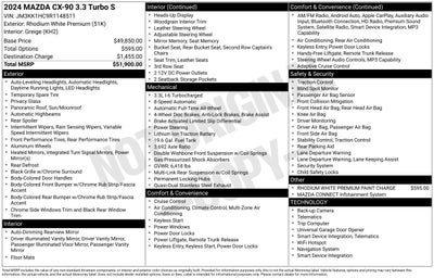 2024 Mazda Mazda CX-90 3.3 Turbo S