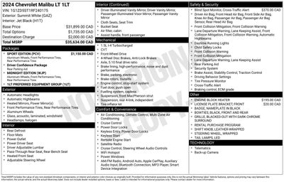 2024 Chevrolet Malibu 1LT