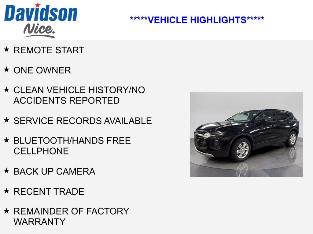 2022 Chevrolet Blazer 2LT