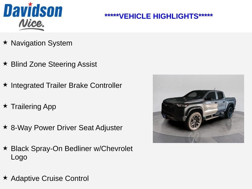 2023 Chevrolet Colorado 4WD Trail Boss