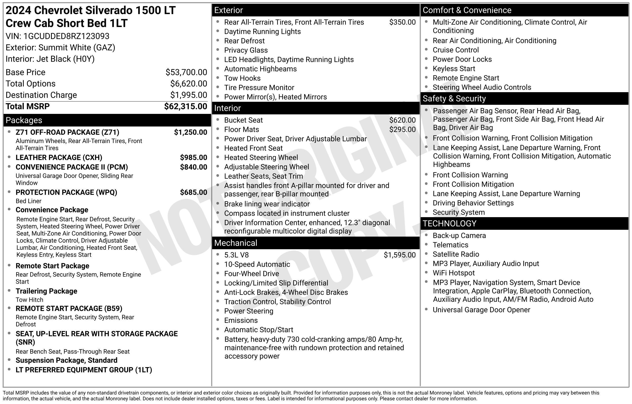 2024 Chevrolet Silverado 1500 LT