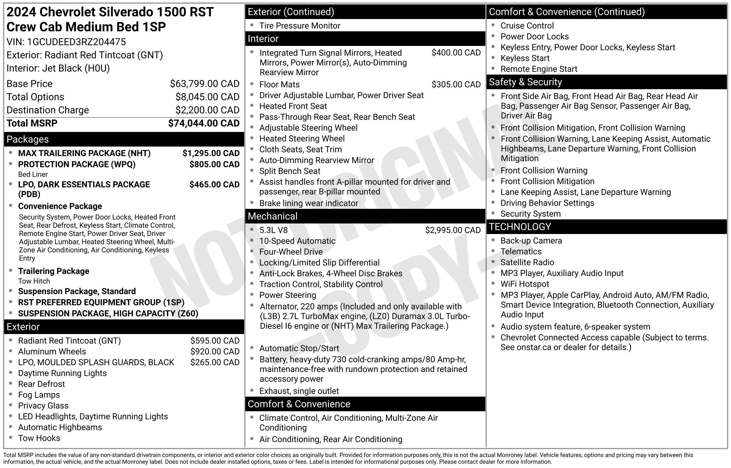 2024 Chevrolet Silverado 1500 RST