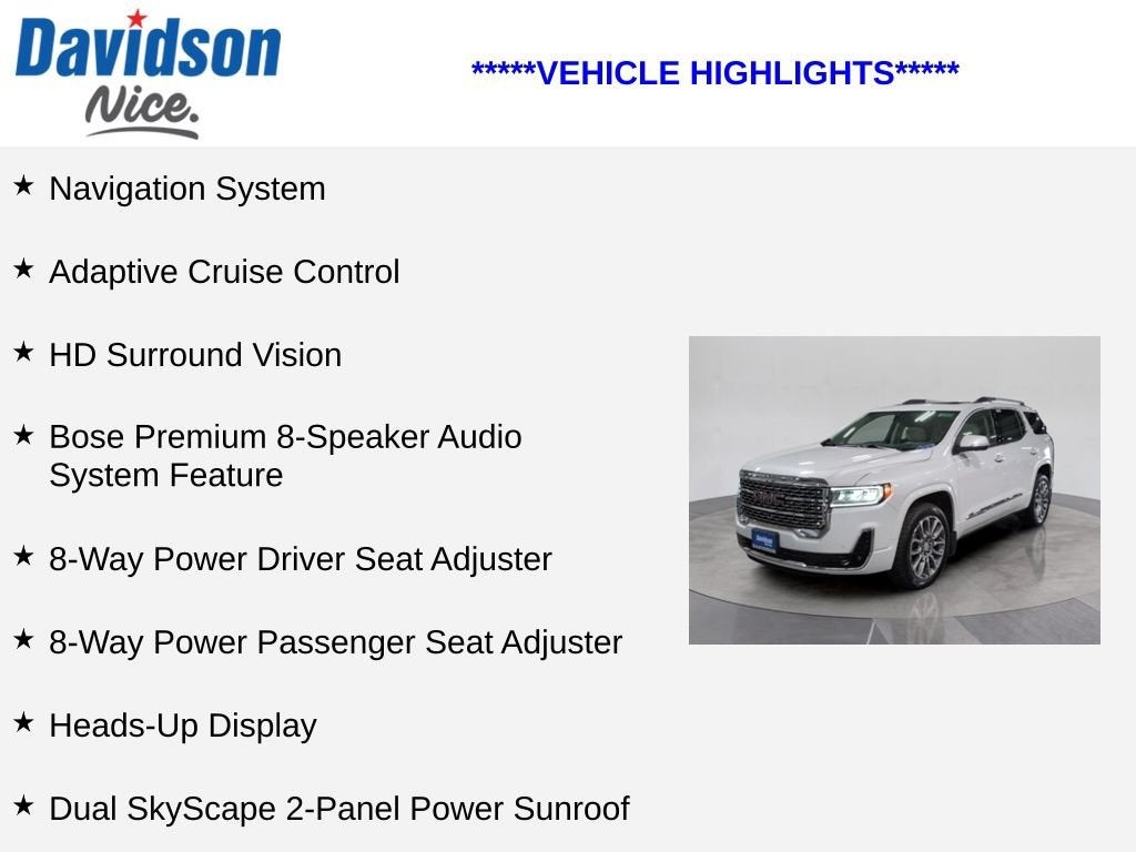 2023 GMC Acadia Denali