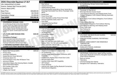 2026 Chevrolet Equinox LT