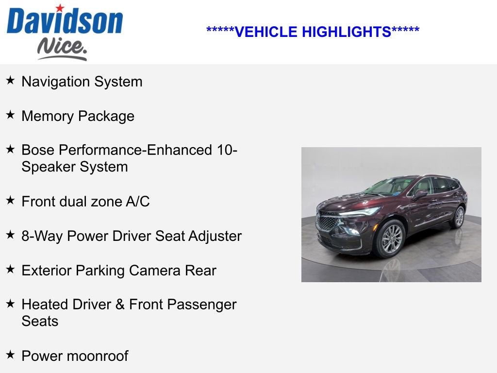 2023 Buick Enclave Avenir