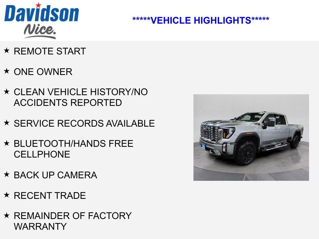 2025 GMC Sierra 2500 HD Denali