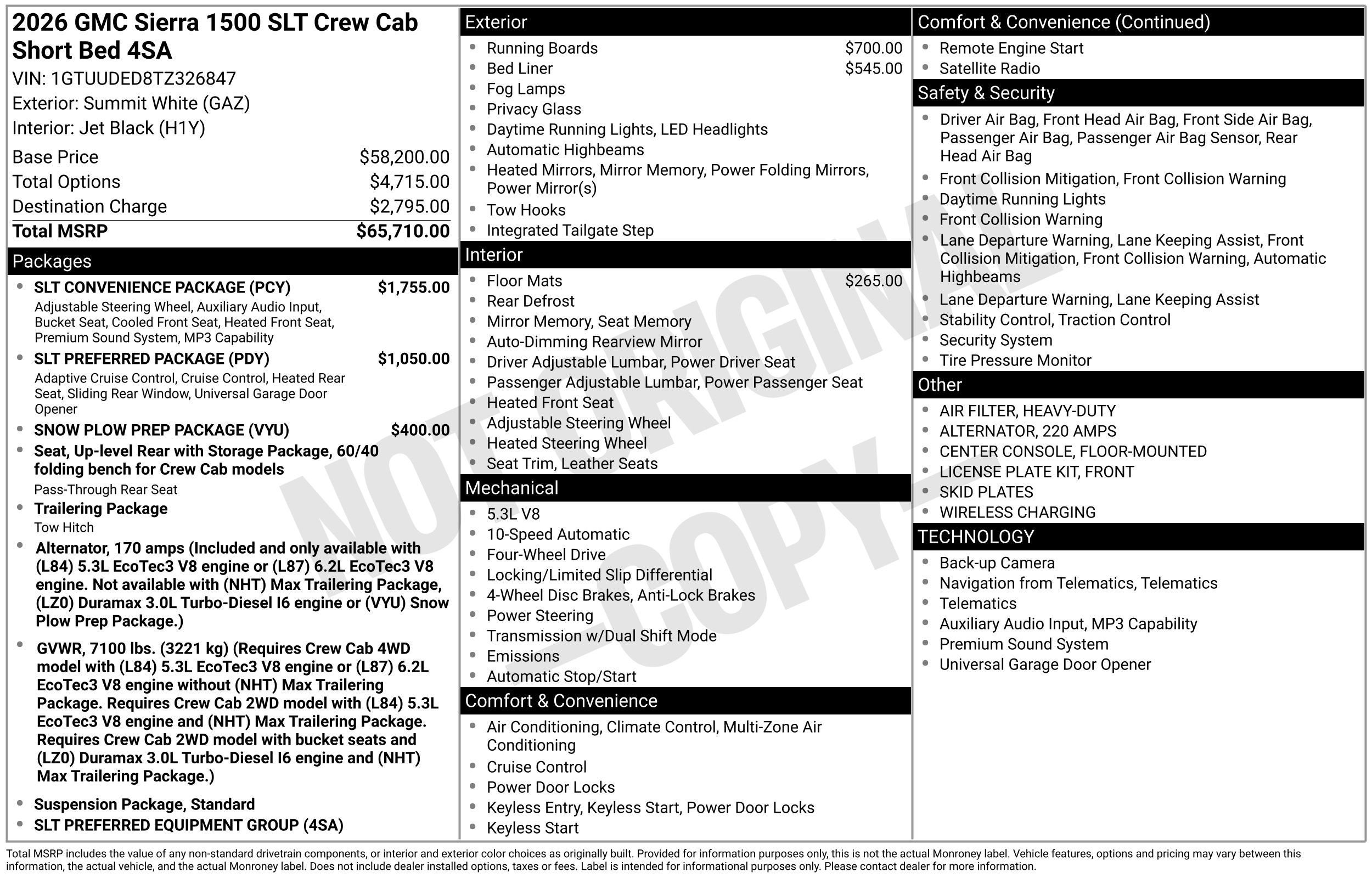 2026 GMC Sierra 1500 SLT