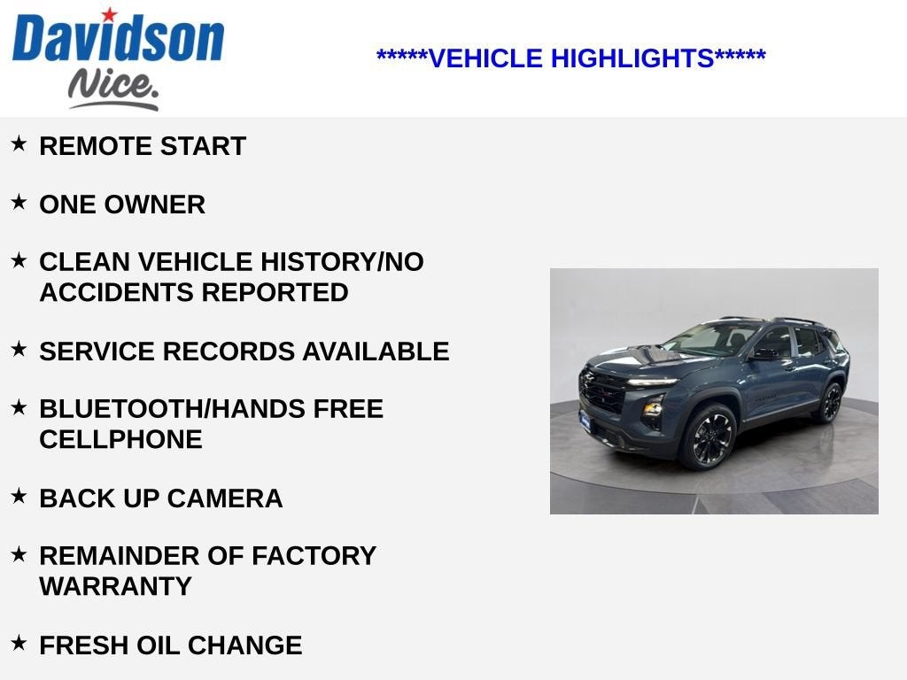 2025 Chevrolet Equinox RS
