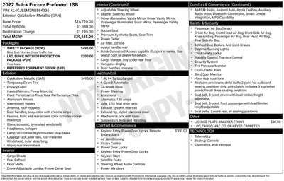 2022 Buick Encore Preferred