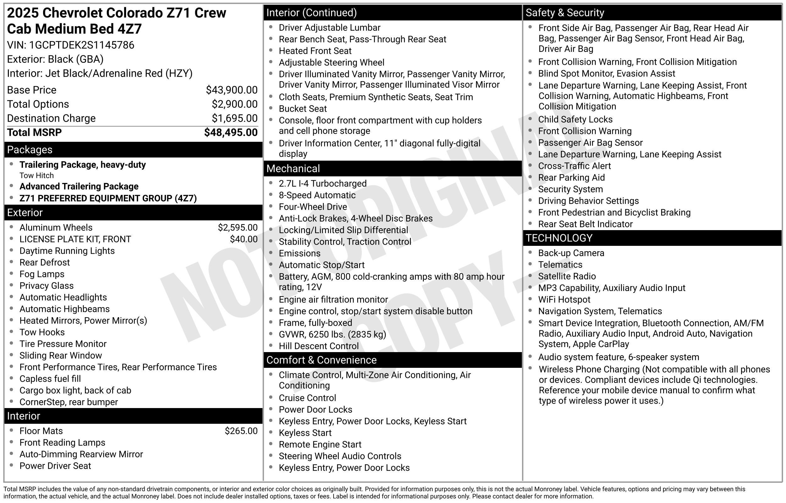 2025 Chevrolet Colorado Z71