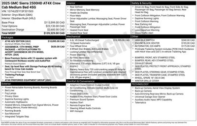2025 GMC Sierra 2500 HD AT4X