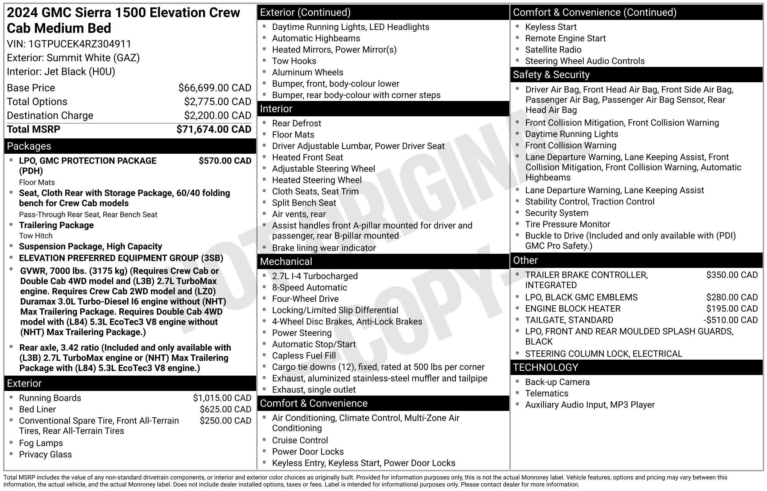2024 GMC Sierra 1500 Elevation