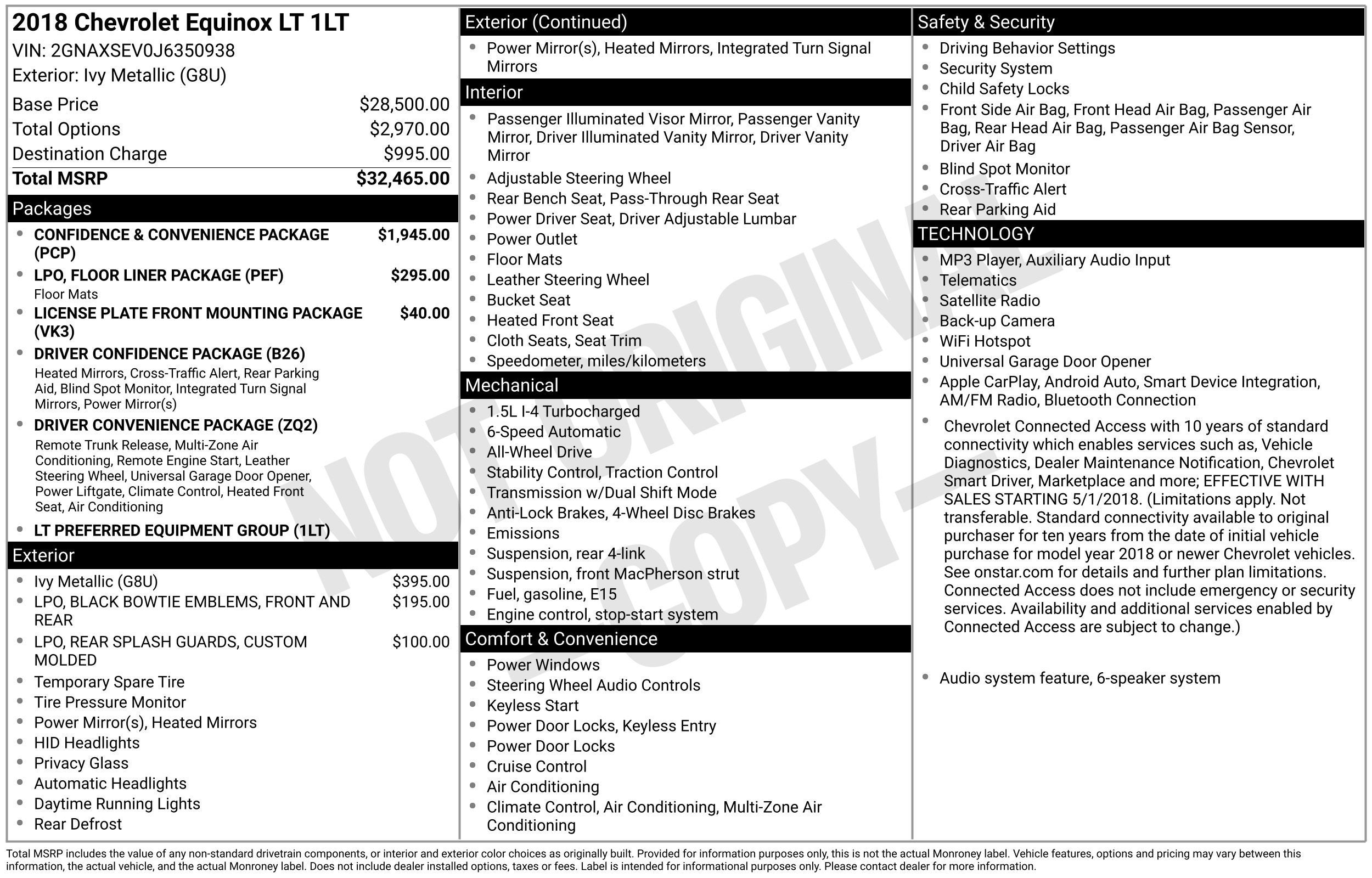 2018 Chevrolet Equinox LT