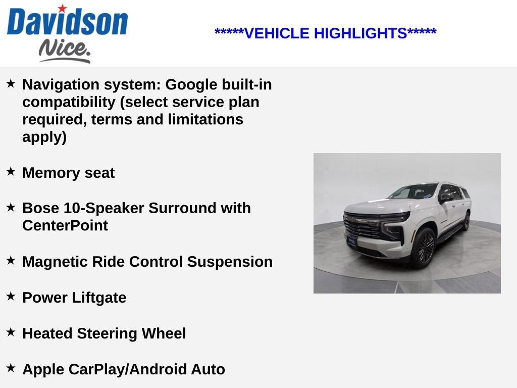 2026 Chevrolet Suburban Premier