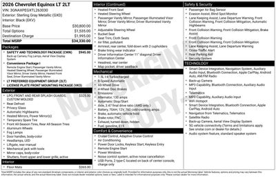 2026 Chevrolet Equinox LT
