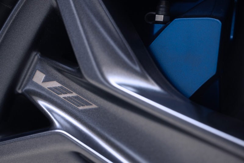 Close-up of the 2026 OPTIQ-V Brembo Performance Front Brakes | Davidson Cadillac of Rome in Rome NY